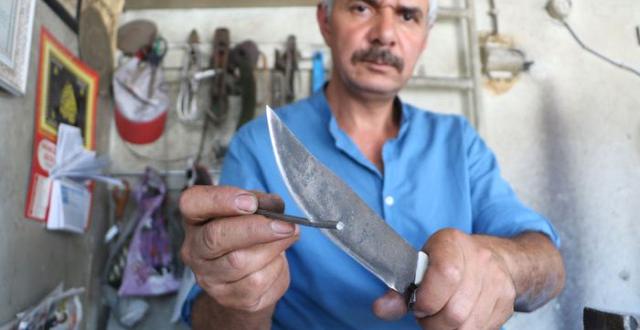 Sivas’ta Üretilen Demir Kesen Bıçağın Özelliği Sır Gibi Saklanıyor