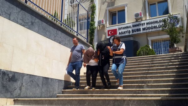 10 yaşındaki çocuğa hırsızlık yaptıran 2 kadın yakalandı