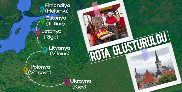 700 Euroya 6 günde 6 ülke daha ne olsun