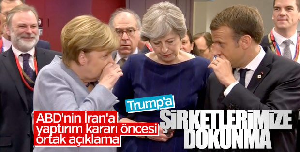 AB'den ABD'ye İran tepkisi