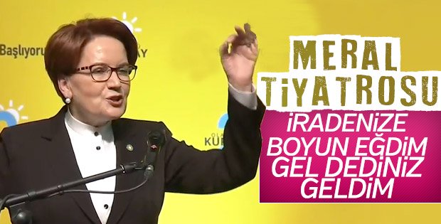 Akşener'den partililere: İradenize boyun eğdim