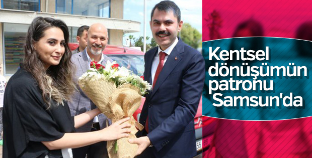 Bakan Kurum Samsun’daki kentsel dönüşümü inceledi