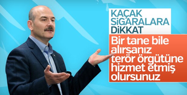 Bakan Soylu’dan kaçak sigara uyarısı