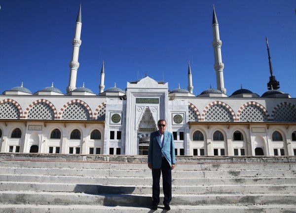 Başkan Erdoğan Çamlıca Camii ’nde incelemelerde bulundu