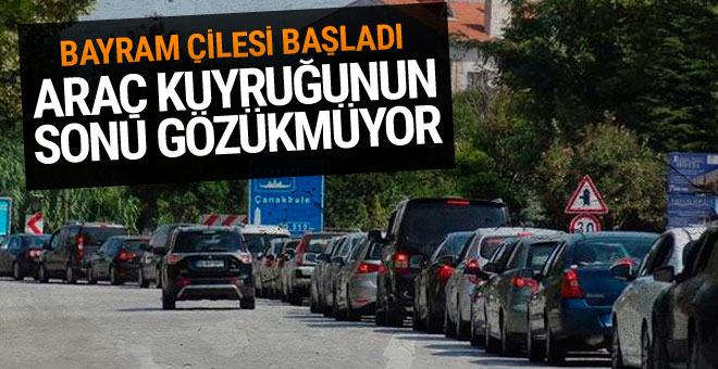 Bayram tatilinin dönüş yoğunluğu erken başladı