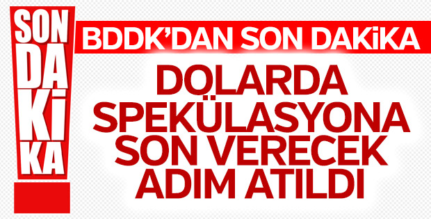 BDDK'dan dolar/TL açıklaması