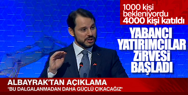Berat Albayrak’ın yabancı yatırımcılar zirvesi