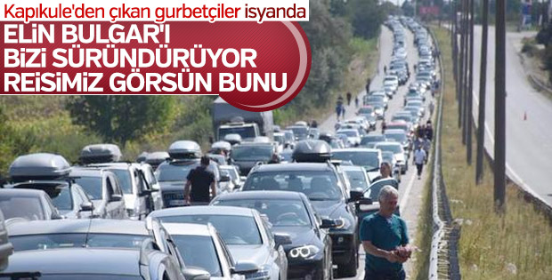 Bulgaristan’a geçmeye çalışan gurbetçiler ızdırap çekiyor