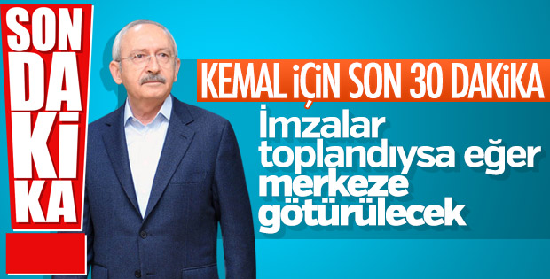 CHP'de imza krizi çözülüyor