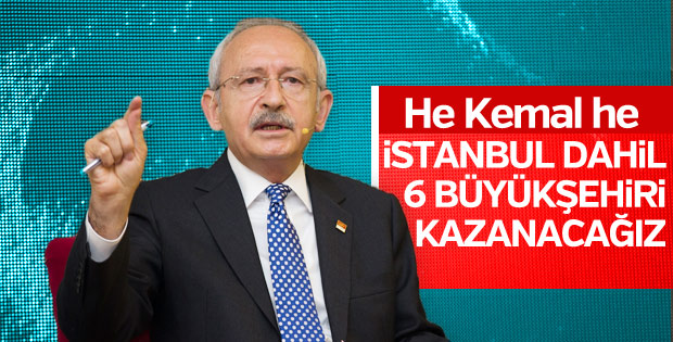 CHP’nin hedefi 6 yeni büyükşehir