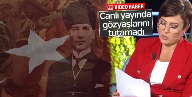 Didem Arslan gözyaşlarıyla program yaptı