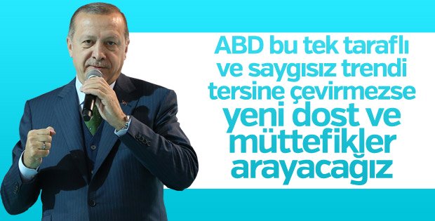 Erdoğan’dan ABD krizi hakkında izah etme