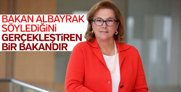 Güler Sabancı Bakan Albayrak’a güveniyor