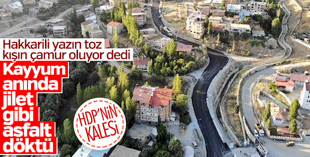 Hakkari Yeni mahalle asfalta kavuşuyor