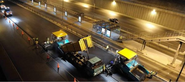 Haliç Köprüsü’nde yol çalışması