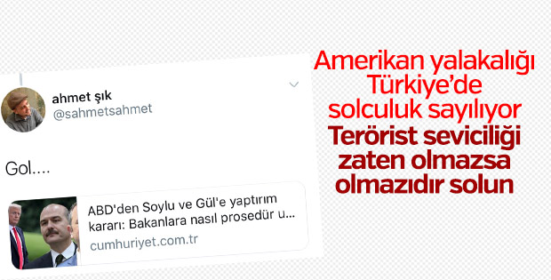 HDPKK’nın vekili Ahmet Şık ABD yalakalığı yaparken görüldü