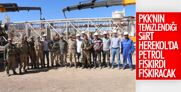 Herekol'da petrol çalışması