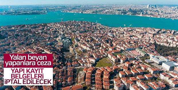 İmar Barışı’nda yalan demeç yapanlara suç oluşturan