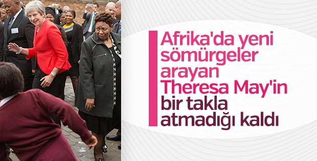 İngiltere Başbakanı May’in komik dansı