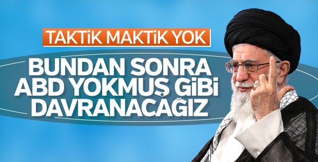 İran ABD'yi takmadan yoluna devam edecek