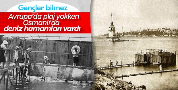 İstanbullular yüzmeyi burada öğrendi: Deniz Hamamları