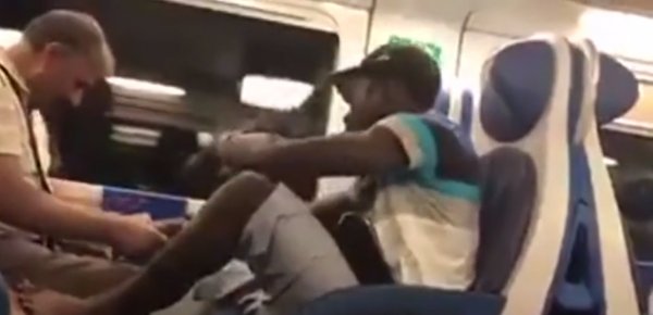 İtalya'da tren hırsızına suç üstü