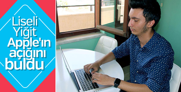 Kahramanmaraşlı öğrenci Apple'ın açığını buldu