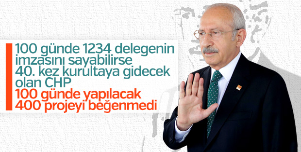 Kemal Kılıçdaroğlu 100 jurnal eylem programını beğenmedi