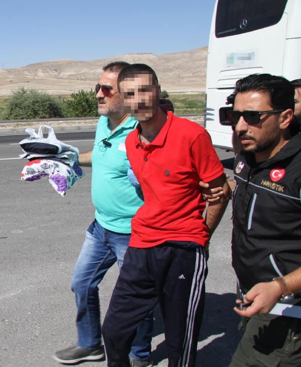 Kırmızı düdük uygulamasında uyuşturucu kuryesi yakalandı