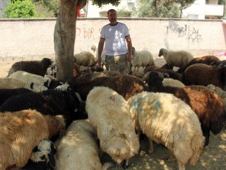 Kurban satıcısı alacak verecek defterini arıyor