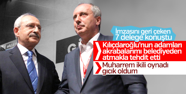 Kurultay imzasını geri çeken CHP’liler konuştu