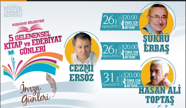 Kuşadası 5. Kitap ve Edebiyat Günleri başlıyor