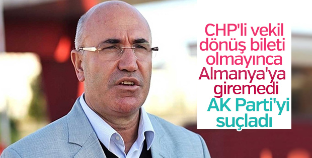 Mahmut Tanal Almanya'ya cebren girdi