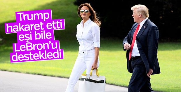 Melania LeBron’dan taraf oldu