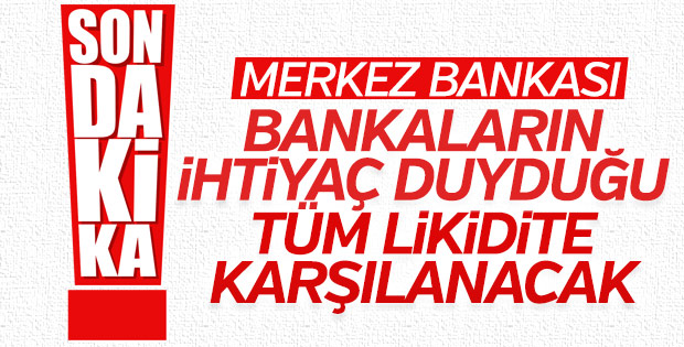 Merkez Bankası likidite yönetimine ilişkin tedbirleri açıkladı