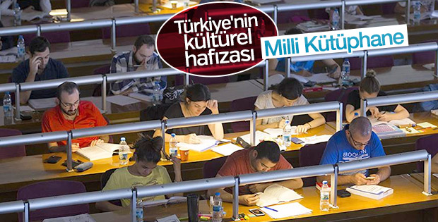 Milyonlarca eserle Ulusal Kütüphane