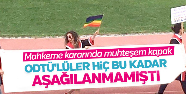ODTÜ ’lülerin terhis gerekçesi