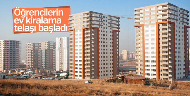 Öğrencilerin kiralık ev telaşı