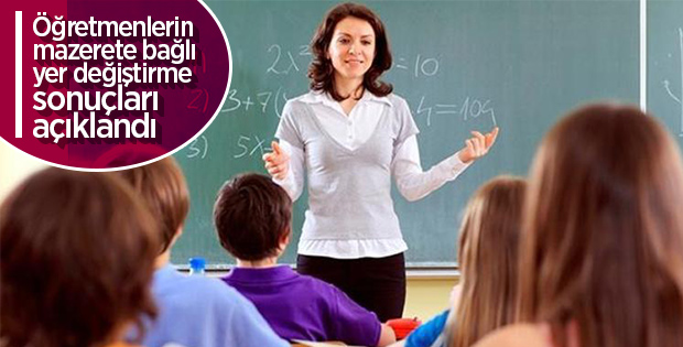 Öğretmenlerin yer değişiklik sonuçları açıklandı