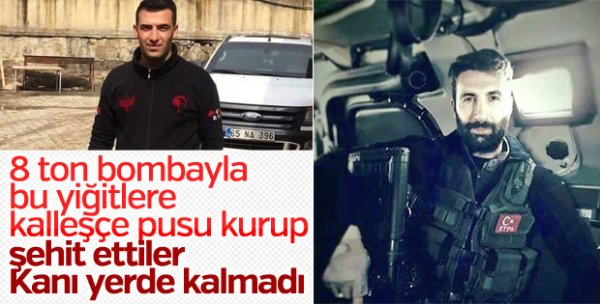 Öldürülen 2 teröristin mühimmatları ele geçirildi