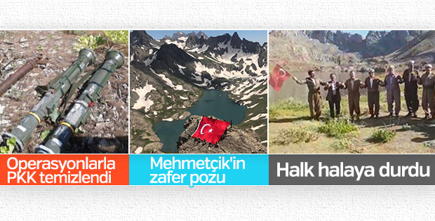 PKK’dan temizlenen İkiyaka Dağları’nda halay keyfi