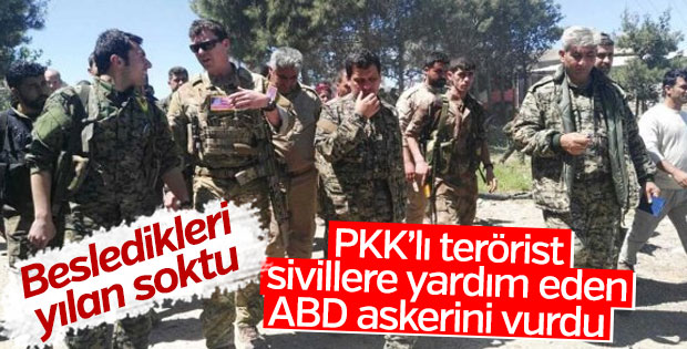 PKK'lı terörist ABD askerini vurdu