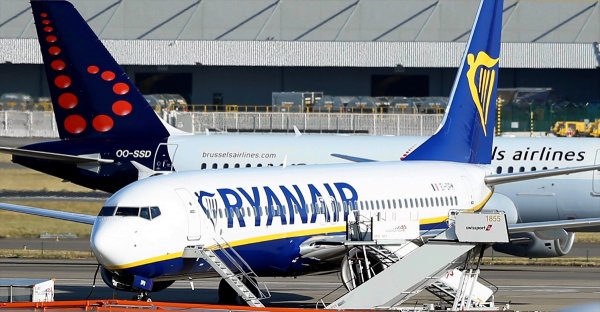 Ryanair pilotları greve gitti