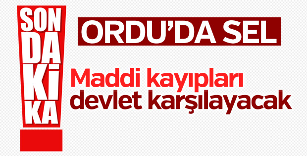 Seldeki maddi kayıpları devlet karşılayacak