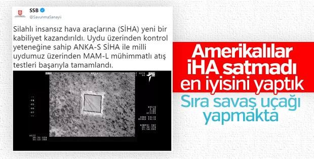 SİHA’ya yeni bir yetenek kazandırıldı
