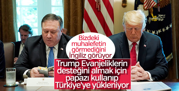 Trump'ın Brunson ısrarının sebebi seçimlerde oy toplamak