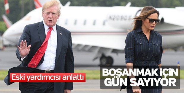 Trump'ın eski yardımcısı: Melania gün sayıyor