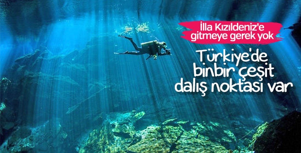 Türkiye’nin en iyi dalış noktaları