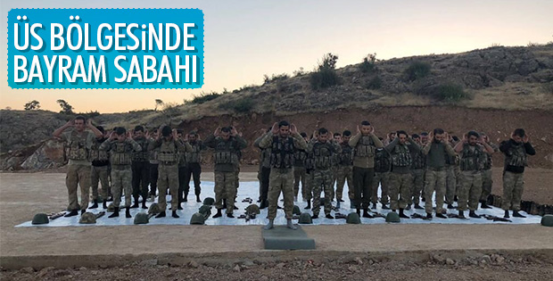 Vatan nöbetindeki Mehmetçiklerin bayramı
