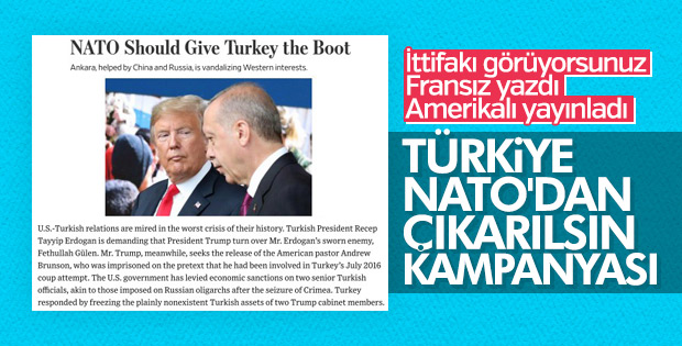 Wall Street algılama ardından: Türkiye NATO’dan atılsın